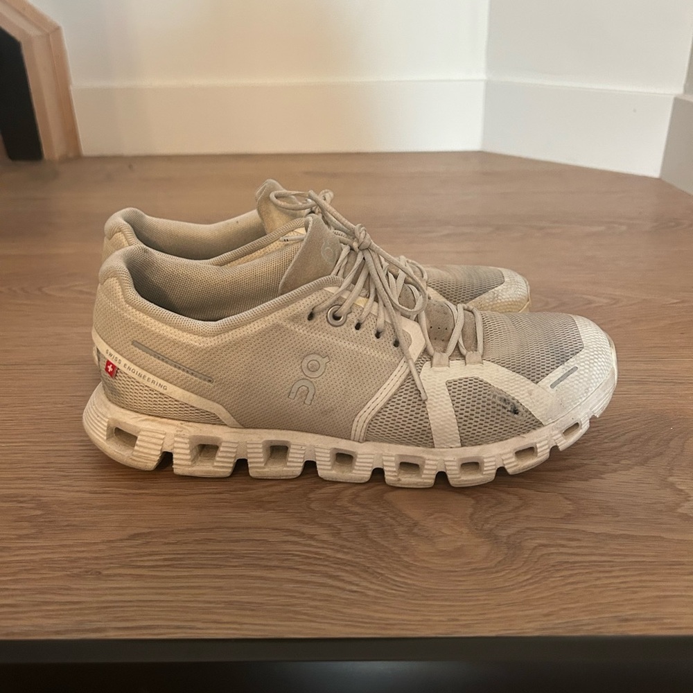 On Running Womens Beige Sneakers